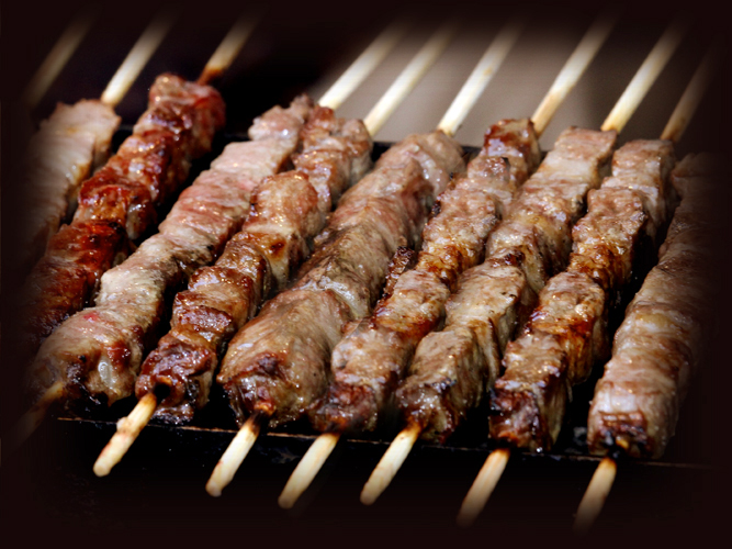 ARROSTICINI SULLA BRACE